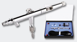 Profi Airbrush Pistool set 182K 0.2/0.5/0.8 mm dubbele actie