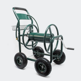 Haspelwagen slanghaspel tuinslang groen tot 50m slang 19mm