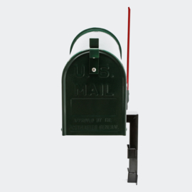 US Mailbox Brievenbus Amerikaans Design groen muurbevestiging