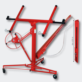 Gipsplaatlift XXL gyproclift heftafel tot 68kg met uitbreidingset