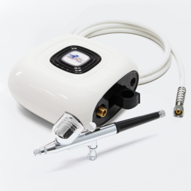 Draagbare mini-airbrushcompressorset V5 dubbele actie