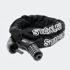 Fietsslot cijferslot hangslot zwart ketting met 5-cijferige code 120 cm