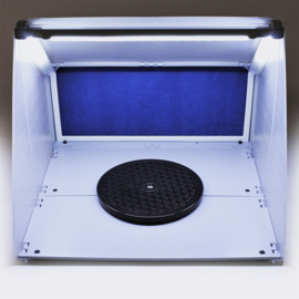 Airbrush spuitcabine filterafzuiging 4m³/min 12V verlichting