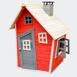 Eco-vriendelijk speelhuis voor kinderen vurenhout houten huis
