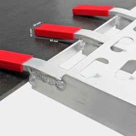 Oprijplaat opvouwbaar draagbaar aluminium 220cm 340kg