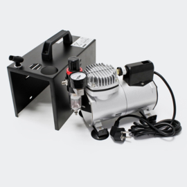 Airbrush-compressor AF18A compact met manometer
