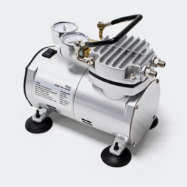 Airbrush-compressor AS20W met vacuümpomp