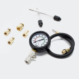 Compressie tester benzinemotoren 0-20bar set