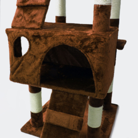 Krabpaal krabboom kattenboom bruin 170cm