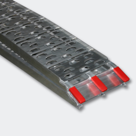Oprijplaat opvouwbaar draagbaar aluminium 2 stuks 220cm 680kg