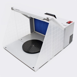 Airbrush spuitcabine filterafzuiging 4m³/min 12V verlichting