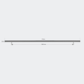 Trapleuning handrail wandbevestiging RVS 170cm