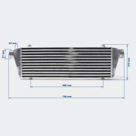 Intercooler aluminium universeel turbo nr 5