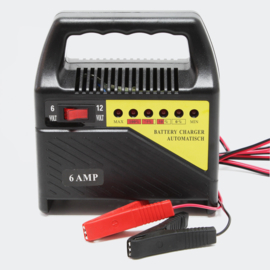 Auto batterijlader acculader 6V 12V 6A accu starthulp