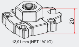 Drukschakelaar luchtcompressoren SK-08 230V