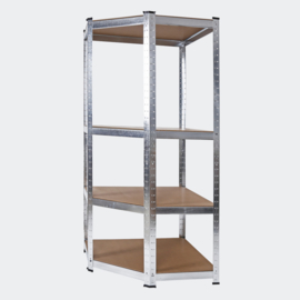 Hoekrek voorraadrek metaal 160cm