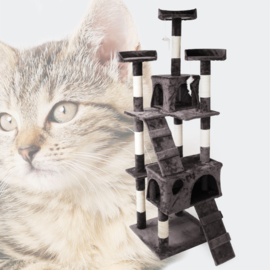 Krabpaal krabboom kattenboom grijs 170cm