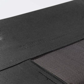 Hondenbed verhoogd ligbed zwart large tot 25kg 92x77x20cm