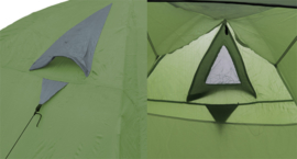 Iglo campingtent 3 personen groen-grijs