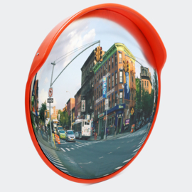Verkeersspiegel veiligheidsspiegel uitrit convex bolle kijkhoek 45cm