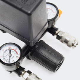 Drukschakelaar luchtcompressoren dubbele aansluiting 230V 8bar
