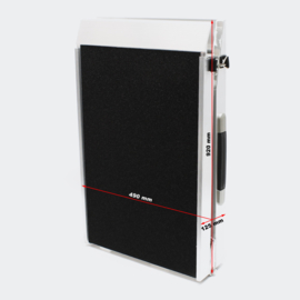 Hondenloopplank opvouwbaar 183x48cm aluminium anti-slip