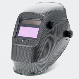 Lashelm automatische verduistering in carbon kleur