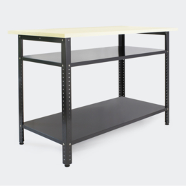 Werktafel metaalgrijs 120x60x95cm