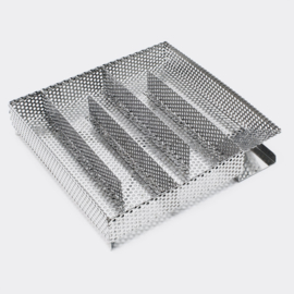 Koude rookgenerator RVS BBQ-rookbak 20,5x20,5cm