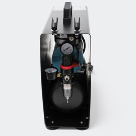 Airbrush compressor AF196AW twee cilinders 2-staps