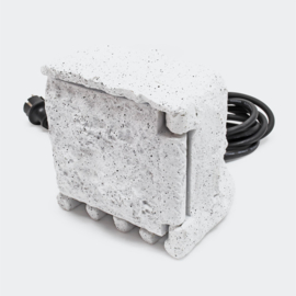 Tuinstopcontact met 2 contactdozen + timer IP44 Stone Design 1,5m kabel
