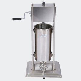 Professionele worstvulmachine inox 5 liter worstenvuller