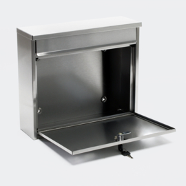 Brievenbus muurmontage V13 inox rvs
