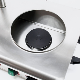 Hot Dog worst verwarmer 650W met verwarmingsstaven voor broodjes