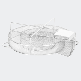 Koude rookgenerator RVS BBQ-rookbak Ø 16cm x 4,5 cm