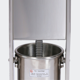 Professionele worstvulmachine inox 5 liter worstenvuller