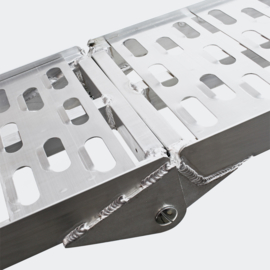 Oprijplaat opvouwbaar draagbaar aluminium 220cm 340kg