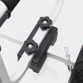 Aluminium trolley bootwagen kano kajak max. 90 kg met PU-wielen