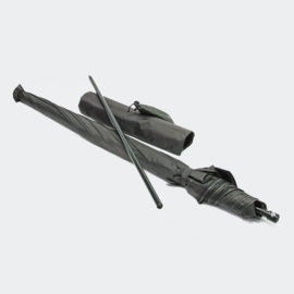 Vissersparaplu 250cm met zijwand 2 ramen wind- en regenbescherming