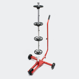 Velgenboom aluminium trolley voor 4 wielen