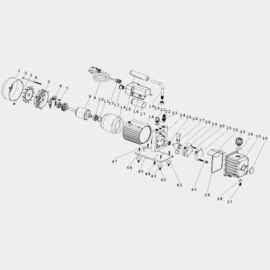 Vacuümpomp 84l - 3cfm / 10Pa 84l