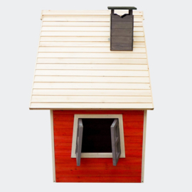 Eco-vriendelijk speelhuis voor kinderen vurenhout houten huis