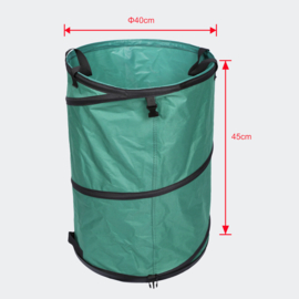 Tuinafvalzak bladafvalzak pop-up herbruikbaar 40x45cm 90l