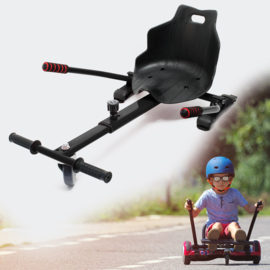 Hoverkart zitje voor Hoverboard zwart