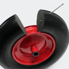 PU-wiel kruiwagenwiel formaat 3.50-8 massief rubber