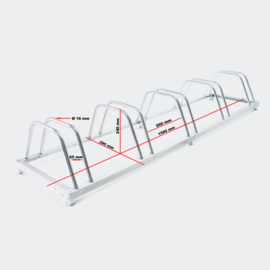 Fietsenrek 5 fietsen 158x39.5x24.5cm gegalvaniseerd