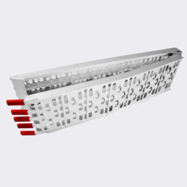 Oprijplaat opvouwbaar draagbaar aluminium 226cm 410kg