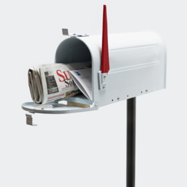 US Mailbox brievenbus Amerikaans Design wit met staander