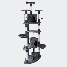 Krabpaal krabboom kattenboom grijs 200cm