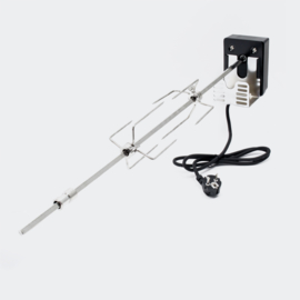 BBQ draaispit grill vleesklem RVS elektrisch 72cm